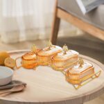 Dried Fruit Plate Snack Plates with Lid Home Decorative Serving Tray Nuts Platte... - Image 7