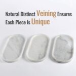 Koville African Natural Marble Decorative Tray, 12"x6" - Countertop Organizer, C... - Image 4