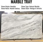 Koville African Natural Marble Decorative Tray, 12"x6" - Countertop Organizer, C... - Image 5