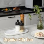 Koville African Natural Marble Decorative Tray, 12"x6" - Countertop Organizer, C... - Image 8