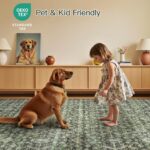 Lofus 5x7 Area Rug for Living Room,Green Washable Area Rugs with Non-Slip Backin... - Image 6
