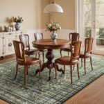 Lofus 5x7 Area Rug for Living Room,Green Washable Area Rugs with Non-Slip Backin... - Image 7