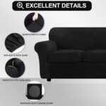 FestiCorp Velvet Sofa Cover, Couch Covers for 3 Cushion Sofa Slipcovers for Sofa... - Image 3