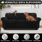 FestiCorp Velvet Sofa Cover, Couch Covers for 3 Cushion Sofa Slipcovers for Sofa... - Image 5