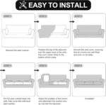 FestiCorp Velvet Sofa Cover, Couch Covers for 3 Cushion Sofa Slipcovers for Sofa... - Image 7