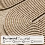 3D Textured Framed Boho Neutral Abstract Wall Art for Bedroom Decor, 3 Piece Mod... - Image 4
