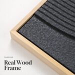 3D Textured Framed Boho Neutral Abstract Wall Art for Bedroom Decor, 3 Piece Mod... - Image 7