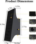 SOTTLOT Solar Sconce Lights Outdoor, Dimmable Solar Wall Lights Up and Down, 300... - Image 4
