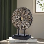 EZ4ENCE Minimalist Round Statue Above Cabinet Decor Kitchen, Modern Decorative S... - Image 4