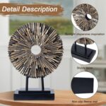 EZ4ENCE Minimalist Round Statue Above Cabinet Decor Kitchen, Modern Decorative S... - Image 5