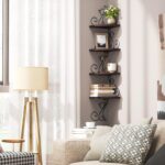Alsonerbay Corner Shelf Wall Mount, 4 Tier Floating Shelves for Wall, Easy-to-As... - Image 6