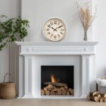 Wall Clock Metal 12.4" Retro Vintage Wall Clocks Countryside Style Silent Non Ti... - Image 6