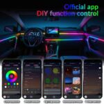 Interior Car Strip Lights Dreamcolor Acrylic Car Decorative Lights with APP Cont... - Image 6