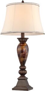 Kathy Ireland Mulholland Traditional Vintage Table Lamp 33" Tall Aged Bronze Gol... - Image 3