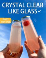 Maaacute 24 Pack Champagne Flutes Plastic, 9 Oz Disposable Stemless Mimosa Gold ... - Image 6