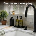 Maisonovo Kitchen Soap Dispenser Set - Hand and Dish Soap Dispenser Set with Gre... - Image 5
