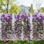 2 Pcs Artificial Hanging Flowers for Outdoors, UV Resistant Fake Hanging Flowers... - Image 6