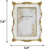 Ferrisland Vintage Tabletop Picture Frame Collection, Retro - Style Ornate Frame... - Image 3