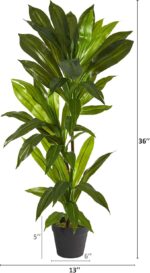 Nearly Natural 3ft. Dracaena Artificial Plant (Real Touch) - Image 3