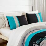 Chezmoi Collection Alana 7-Piece Bed in a Bag Comforter Set with Sheets - Embroi... - Image 4