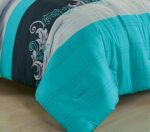Chezmoi Collection Alana 7-Piece Bed in a Bag Comforter Set with Sheets - Embroi... - Image 7