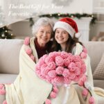 Flower Bouquet Blanket, Gifts for Mom Daughter Grandkids Her Wife Girlfriend, Co... - Image 3