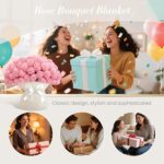 Flower Bouquet Blanket, Gifts for Mom Daughter Grandkids Her Wife Girlfriend, Co... - Image 6