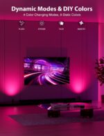 Onforu 7W RGBW Floor Can Light, Color Changing Up Lights Indoor with Foot Switch... - Image 4