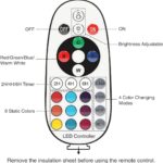 Onforu 7W RGBW Floor Can Light, Color Changing Up Lights Indoor with Foot Switch... - Image 7