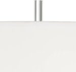 Possini Euro Design Cadence Modern Art Deco Style Column Table Lamp 30" Tall Chr... - Image 4