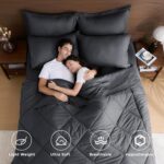 HEVUMYI California King Comforter Set - 7-Piece All Season Bed in a Bag Cali-Kin... - Image 3