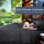 HEVUMYI California King Comforter Set - 7-Piece All Season Bed in a Bag Cali-Kin... - Image 4