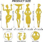 Xedatric 4-Piece African Art Wall Decor Set - African American Wall Art,Black Wo... - Image 3