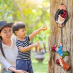 Teaeeno Garden Gnome Statue Set,Gnome Climbing Tree and Tree Stump Decor,Vivid F... - Image 7