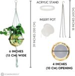 SCANDINORDICA Disco Ball Planter – Value Package: Mirror Disco Planter with Chai... - Image 4
