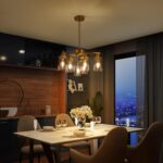 CNRATYE 6-Light Gold Chandeliers for Dining Room, Modern Kitchen Island Light Fi... - Image 3