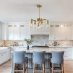 CNRATYE 6-Light Gold Chandeliers for Dining Room, Modern Kitchen Island Light Fi... - Image 4