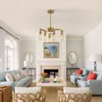 CNRATYE 6-Light Gold Chandeliers for Dining Room, Modern Kitchen Island Light Fi... - Image 5