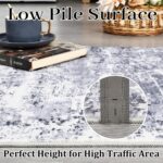 ROYHOME 8x10 Modern Abstract Rug Faux Wool Accent Rug Ultra Soft Non Slip Non Sh... - Image 7