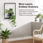 Plant Wall Shelf, Metal Modern Style Frame, Picture Wall Plant Holder, Plant Fra... - Image 9