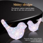 Bling Small Birds Statues，Glitter Rhinestone Home Decor,Modern Style Shiny Figur... - Image 4