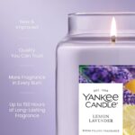Yankee Candle Lemon Lavender Scented Candle, 22oz Large Jar with up to 150 Hour ... - Image 4