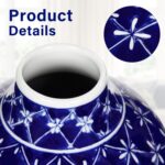 Blue and White Vase Porcelain Vases Small Chinoiserie Decor Classic Ceramic Gift... - Image 3