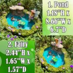 Mood Lab Fairy Garden Figurines - Fish Pond Set (2 pcs) - Miniature Decorative S... - Image 4