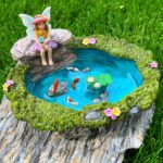 Mood Lab Fairy Garden Figurines - Fish Pond Set (2 pcs) - Miniature Decorative S... - Image 6