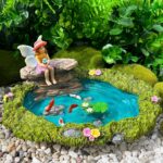 Mood Lab Fairy Garden Figurines - Fish Pond Set (2 pcs) - Miniature Decorative S... - Image 7