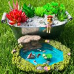 Mood Lab Fairy Garden Figurines - Fish Pond Set (2 pcs) - Miniature Decorative S... - Image 8