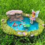Mood Lab Fairy Garden Figurines - Fish Pond Set (2 pcs) - Miniature Decorative S... - Image 9
