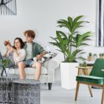 Artificial Dracaena Tree 5FT with White Tall Planter,Fake Green Plant with Natur... - Image 7