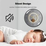 Ergocar Wall Clock, Art Deco Wall Clock, Non-Ticking Silent Modern Metal Wall Cl... - Image 5